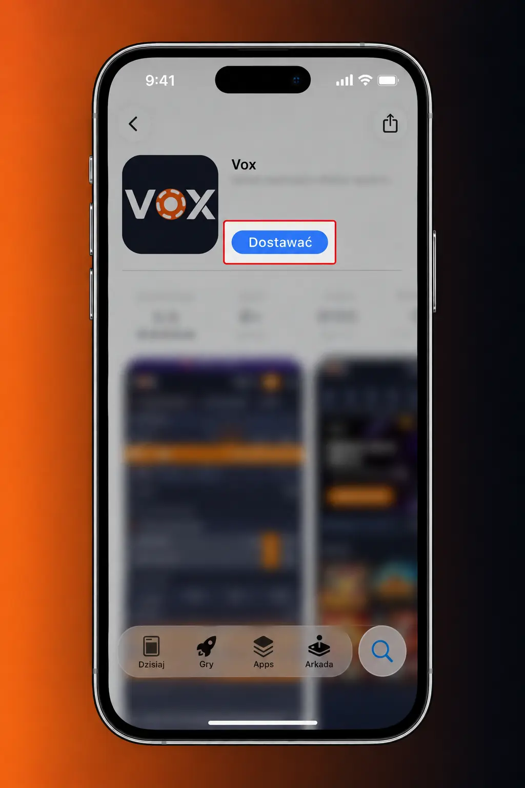 Instalacja aplikacji VOX Casino PWA na iOS przez Safari – dodawanie do ekranu głównego