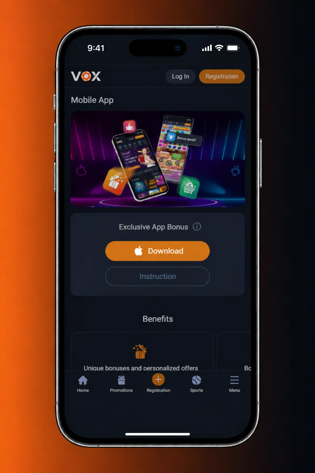 Instalacja aplikacji VOX Casino PWA na iOS przez Safari – dodawanie do ekranu głównego