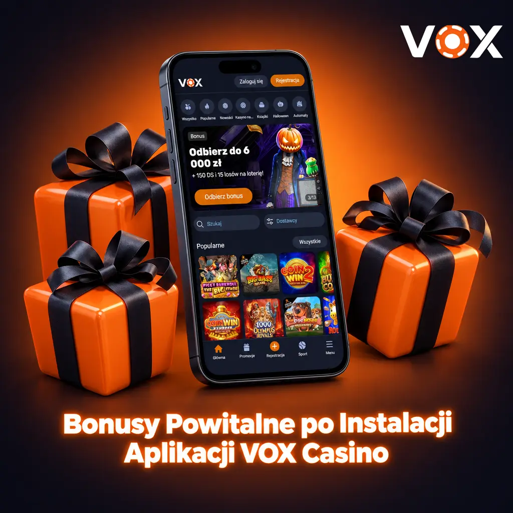 Bonusy powitalne VOX Casino: do 10 000 PLN i 600 darmowych spinów dla nowych graczy z Polski