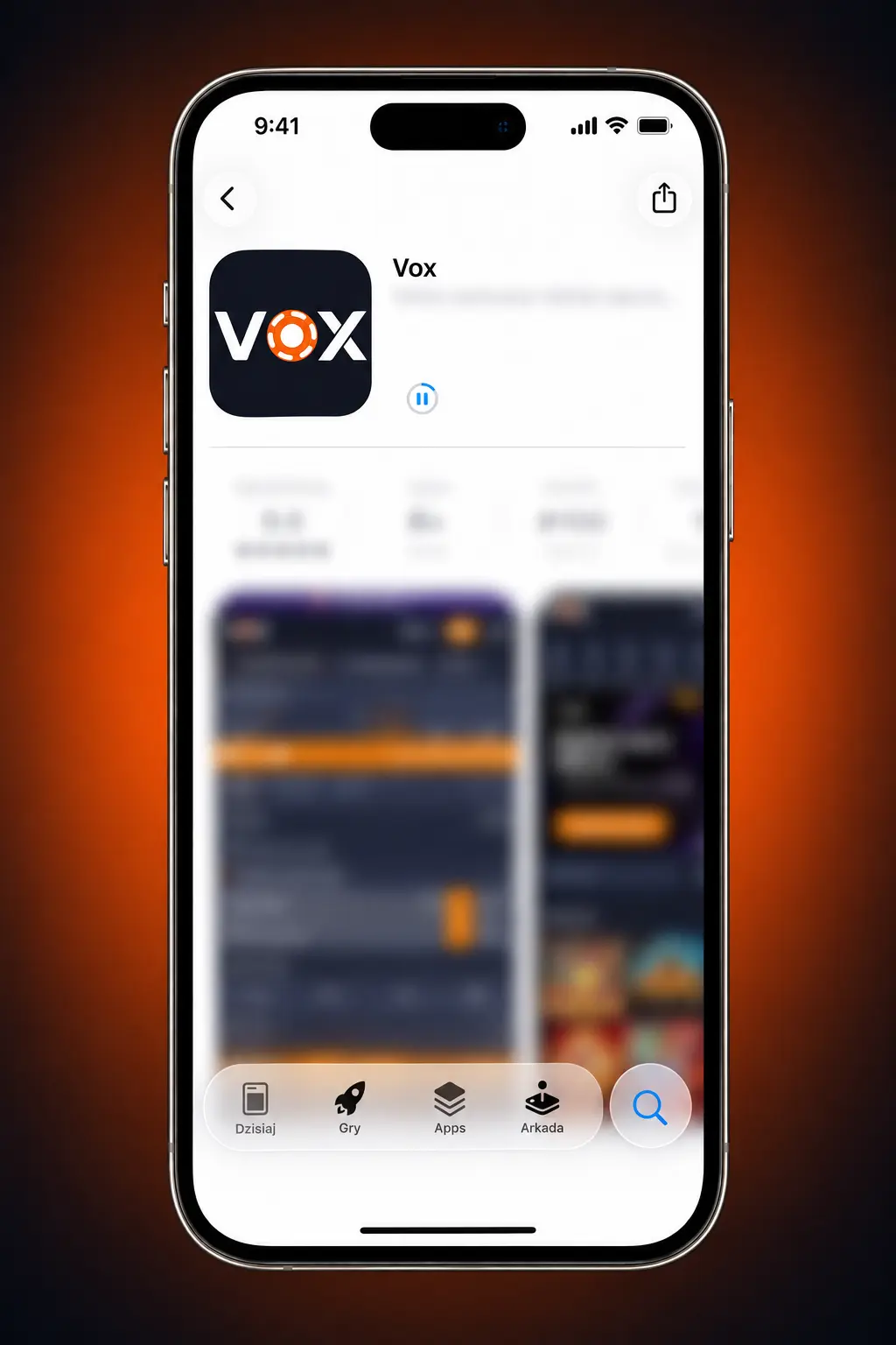 Instalacja aplikacji VOX Casino PWA na iOS w 5 krokach – ekran główny iPhone'a