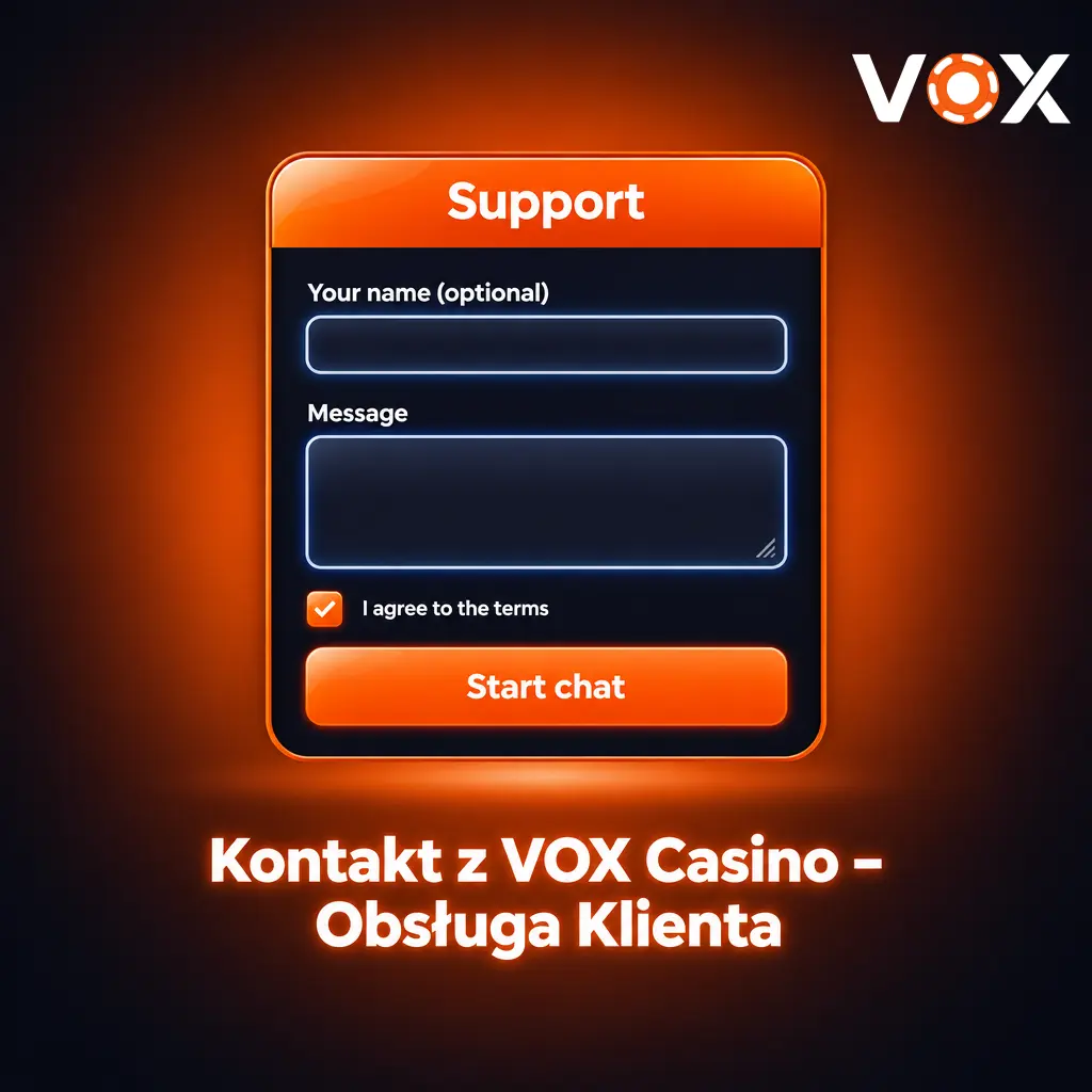 VOX Casino obsługa klienta – czat na żywo, e-mail i FAQ dostępne 24/7 dla graczy z Polski