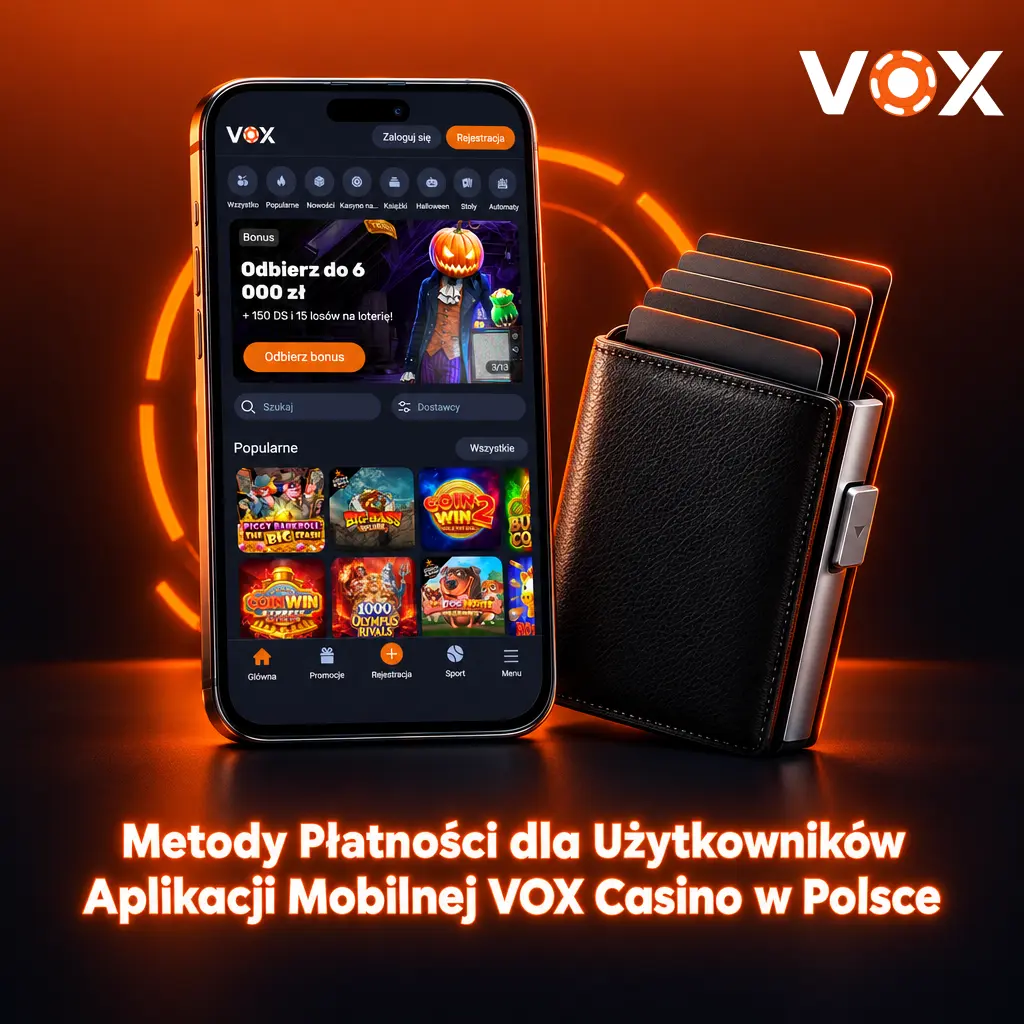 Metody płatności VOX Casino: Visa, Skrill, BLIK, Bitcoin i inne opcje dla graczy w Polsce