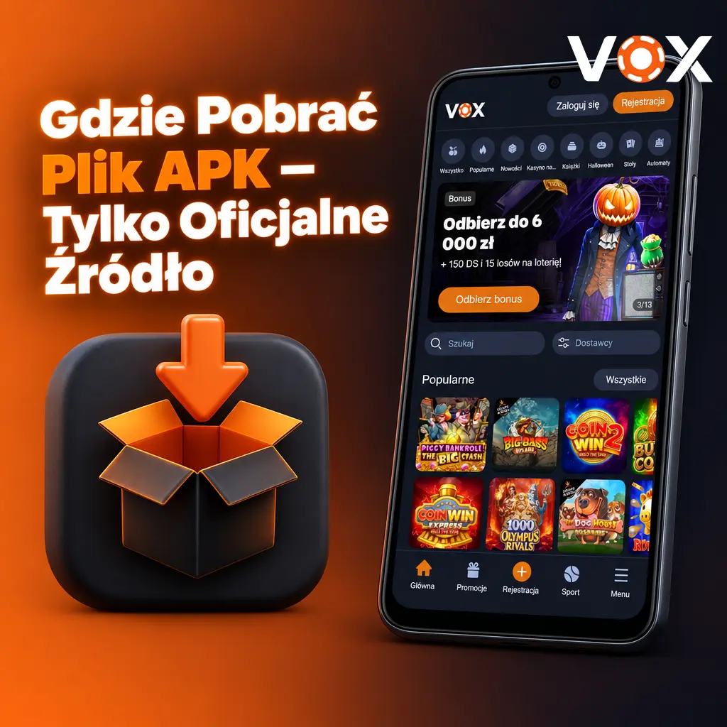 Oficjalne źródło pobierania pliku APK VOX Casino – bezpieczne pobieranie bez ryzyka phishingu