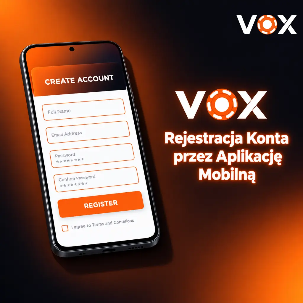 Rejestracja konta w VOX Casino przez aplikację mobilną – krok po kroku w mniej niż 3 minuty